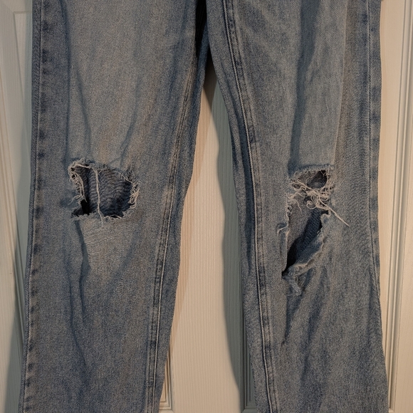 Pacsun 90's Boyfriend Distressed Blue Jeans Size 25 - Picture 2 of 9